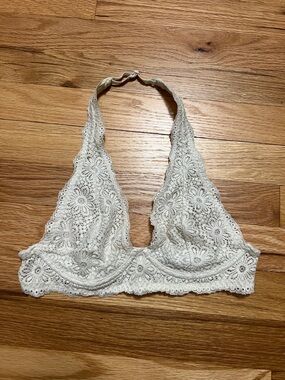 white lace bralette